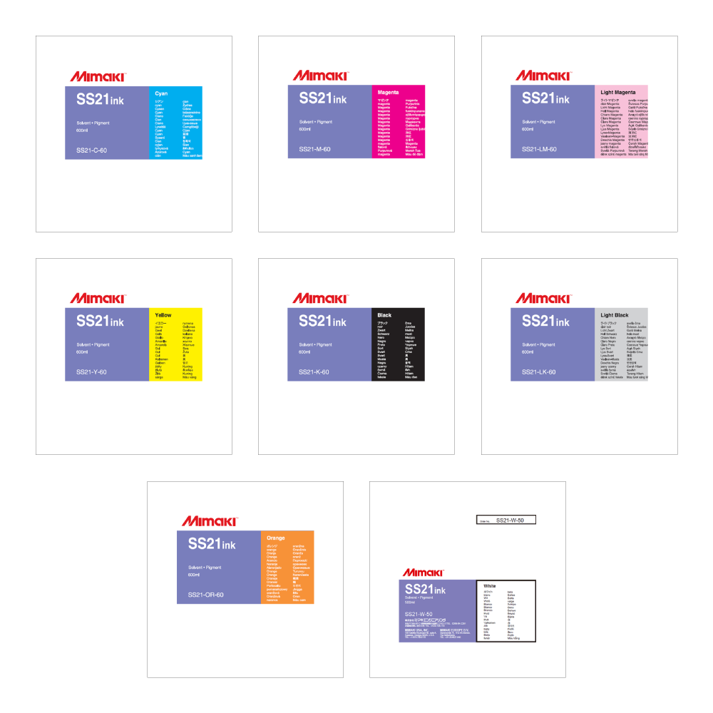 Mimaki SS21 440ml Eco Solvent Ink Cartridge