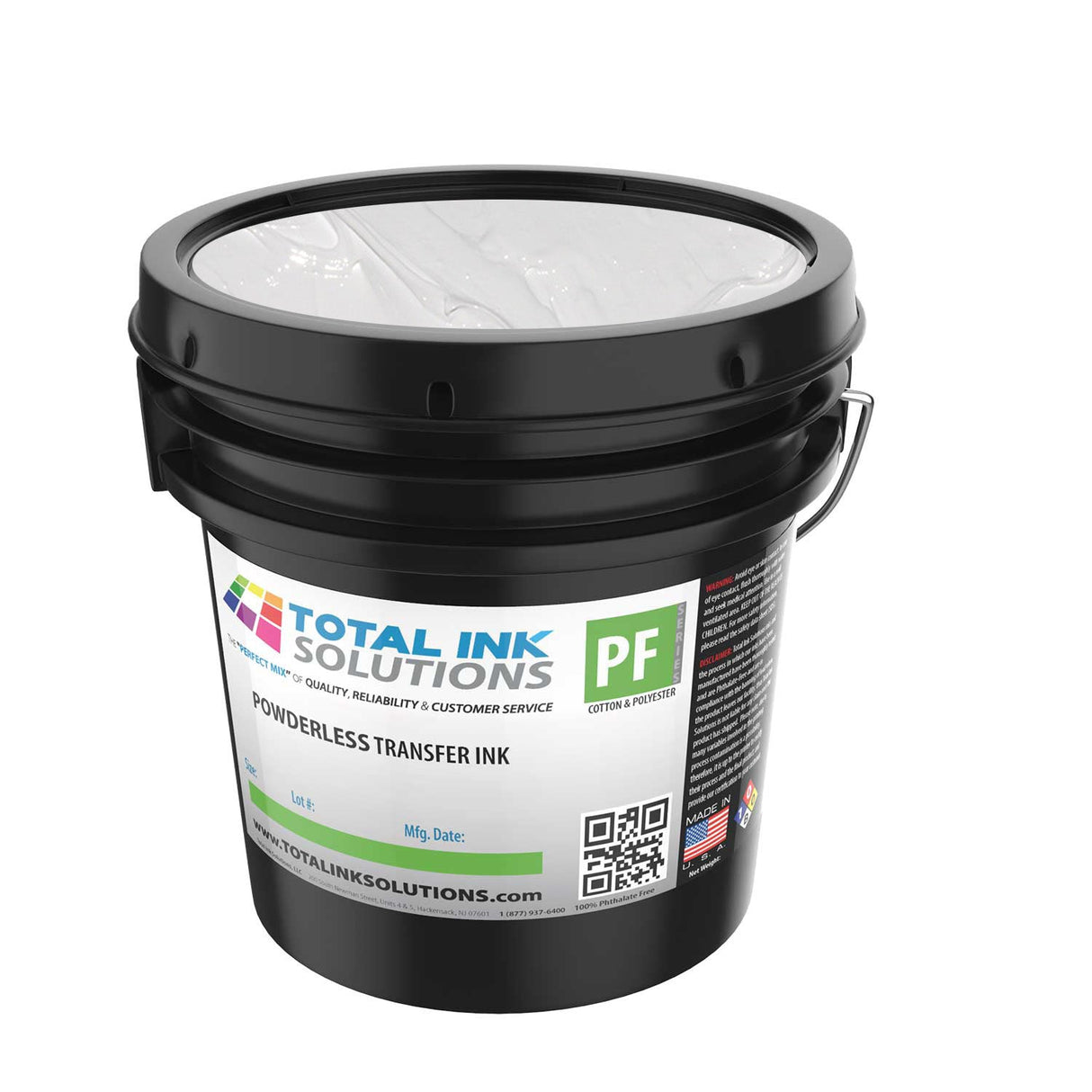 Powderless Plastisol Transfer Ink – Gallon – For Cotton, Polyester & Blends