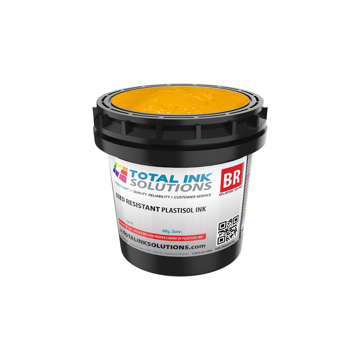 Bleed Resistant Plastisol Ink – 5 Gallon – For 50/50 Cotton/Poly Blends