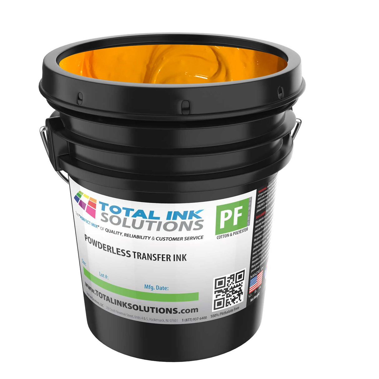 Powderless Plastisol Transfer Ink – 5 Gallon – For Cotton, Polyester & Blends