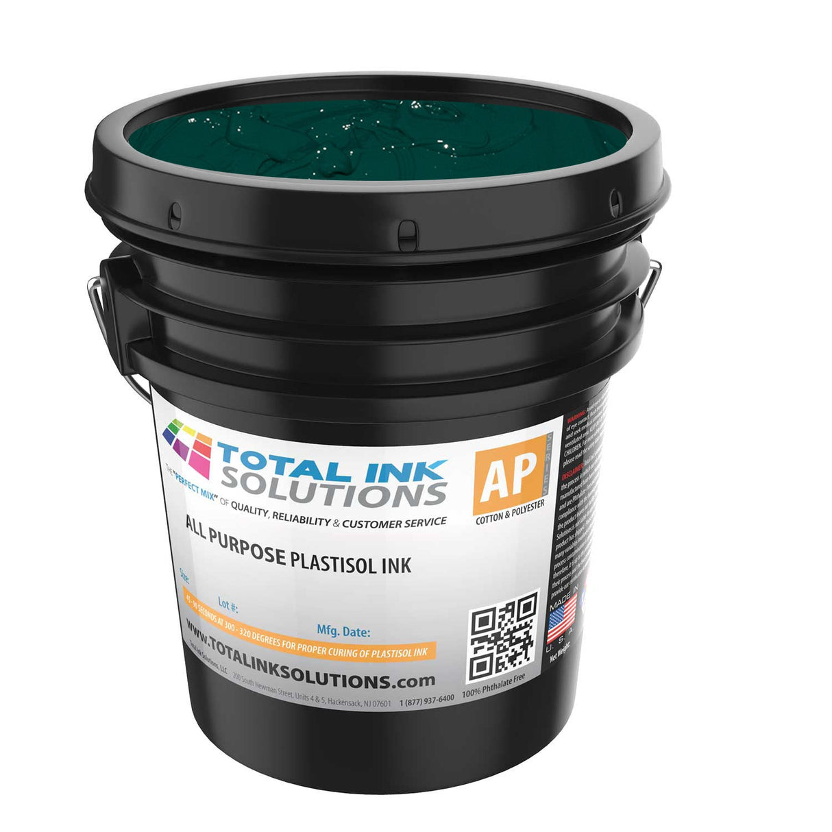 All Purpose Plastisol Ink – Colors – 5 Gallon – For Cotton, Polyester & Blends