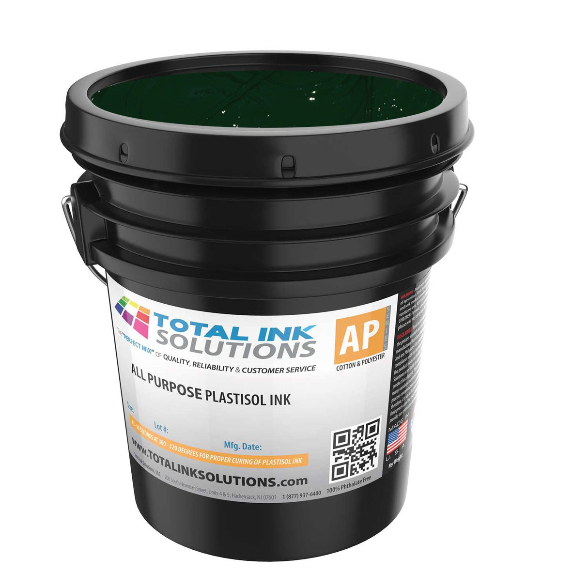 All Purpose Plastisol Ink – Colors – 5 Gallon – For Cotton, Polyester & Blends