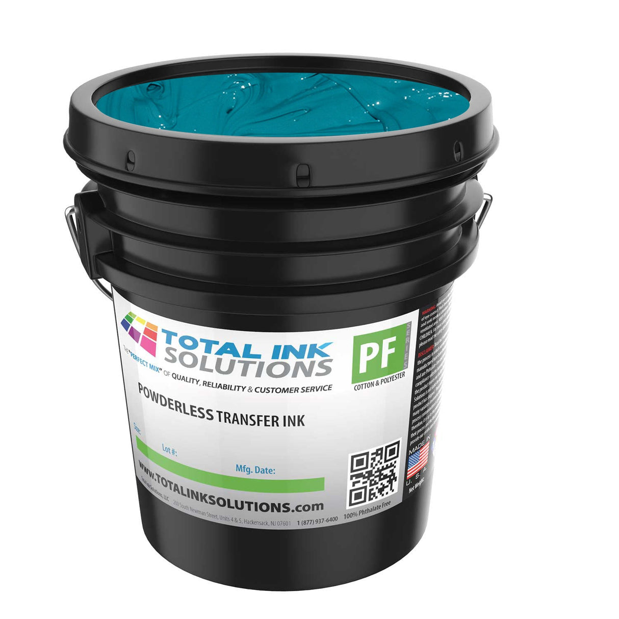 Powderless Plastisol Transfer Ink – 5 Gallon – For Cotton, Polyester & Blends