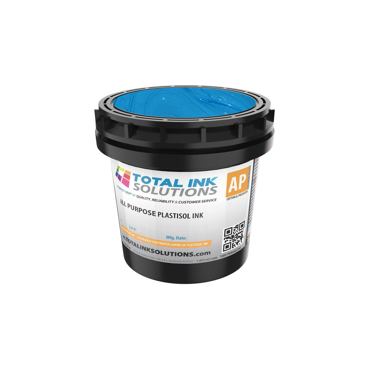 All Purpose Plastisol Ink – Colors – Quart – For Cotton, Polyester & Blends