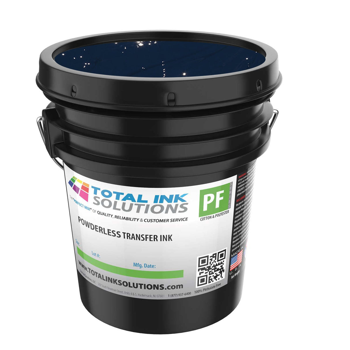 Powderless Plastisol Transfer Ink – 5 Gallon – For Cotton, Polyester & Blends