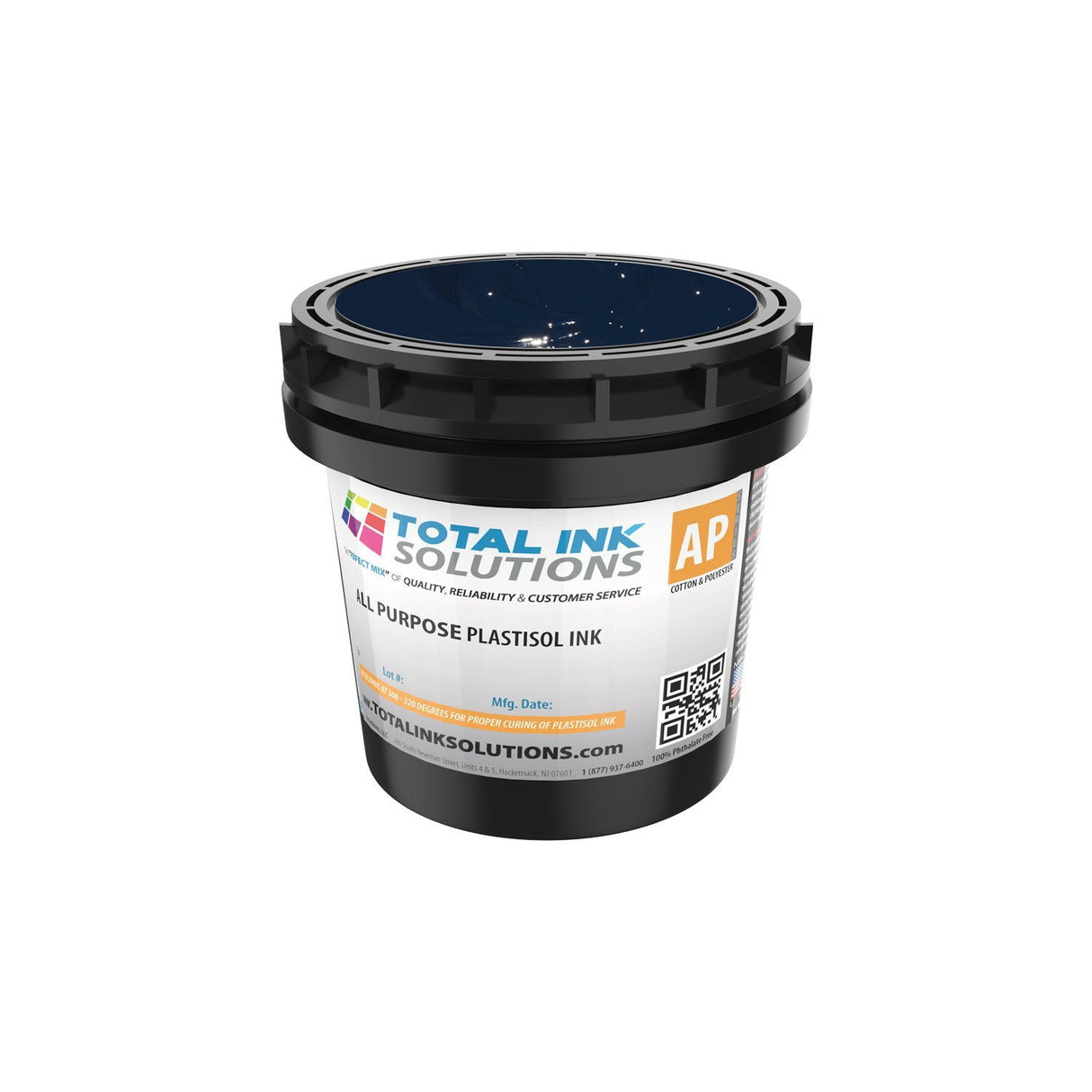 All Purpose Plastisol Ink – Colors – Quart – For Cotton, Polyester & Blends