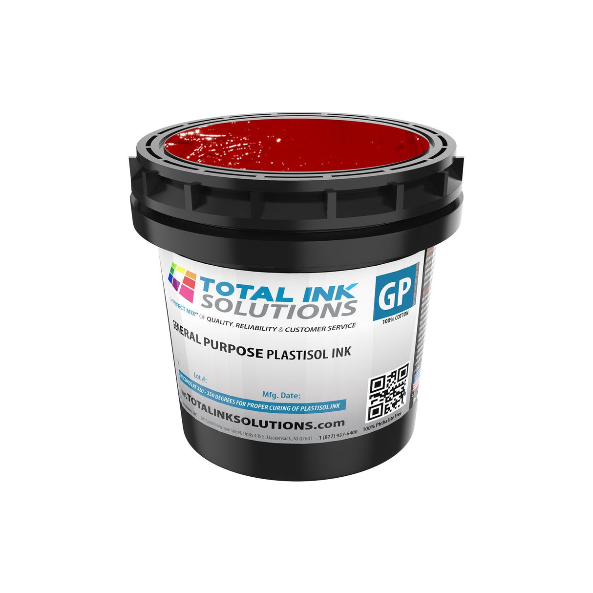 General Purpose Plastisol Ink Colors – Quart - 100% Cotton