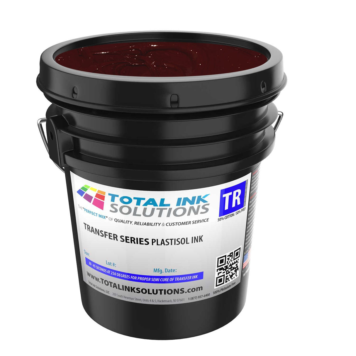 Transfer Plastisol Ink – 5 Gallon – For Cotton, Polyester & Blends