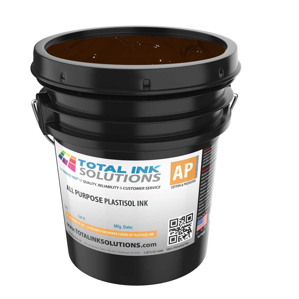 All Purpose Plastisol Ink – Colors – 5 Gallon – For Cotton, Polyester & Blends