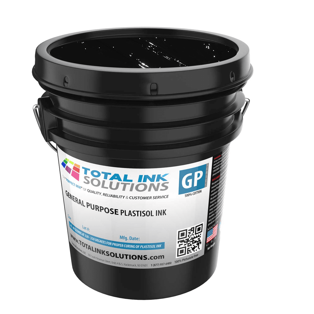 General Purpose Plastisol Ink Colors – 5 Gallon - 100% Cotton