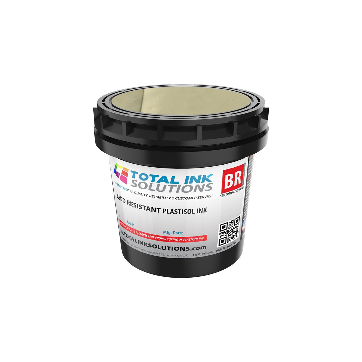 Bleed Resistant Plastisol Ink – Gallon – For 50/50 Cotton/Poly Blends