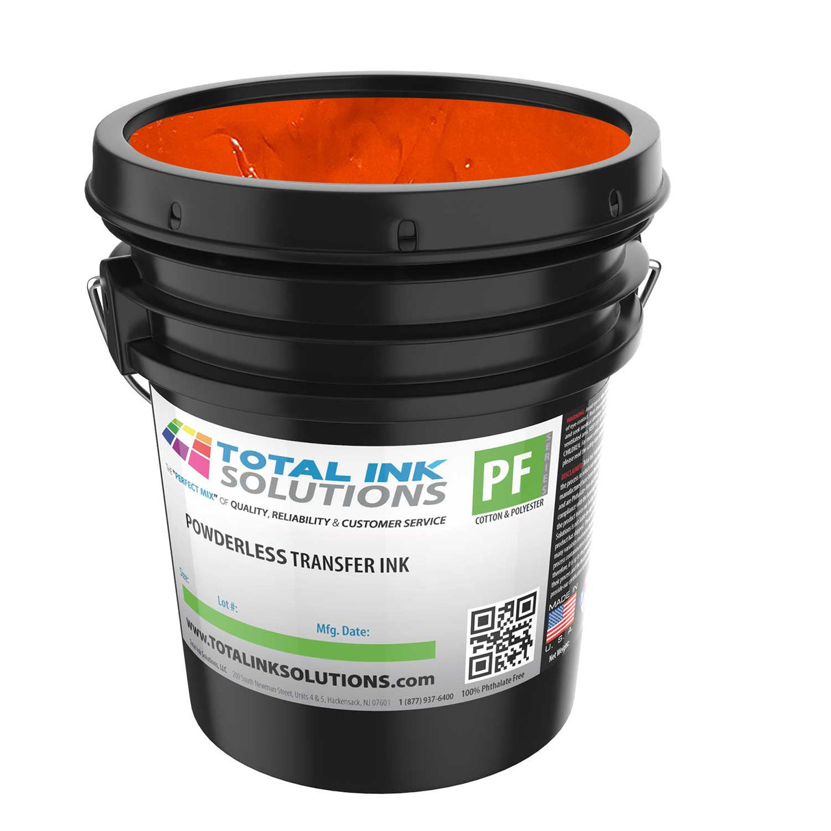 Powderless Plastisol Transfer Ink – 5 Gallon – For Cotton, Polyester & Blends
