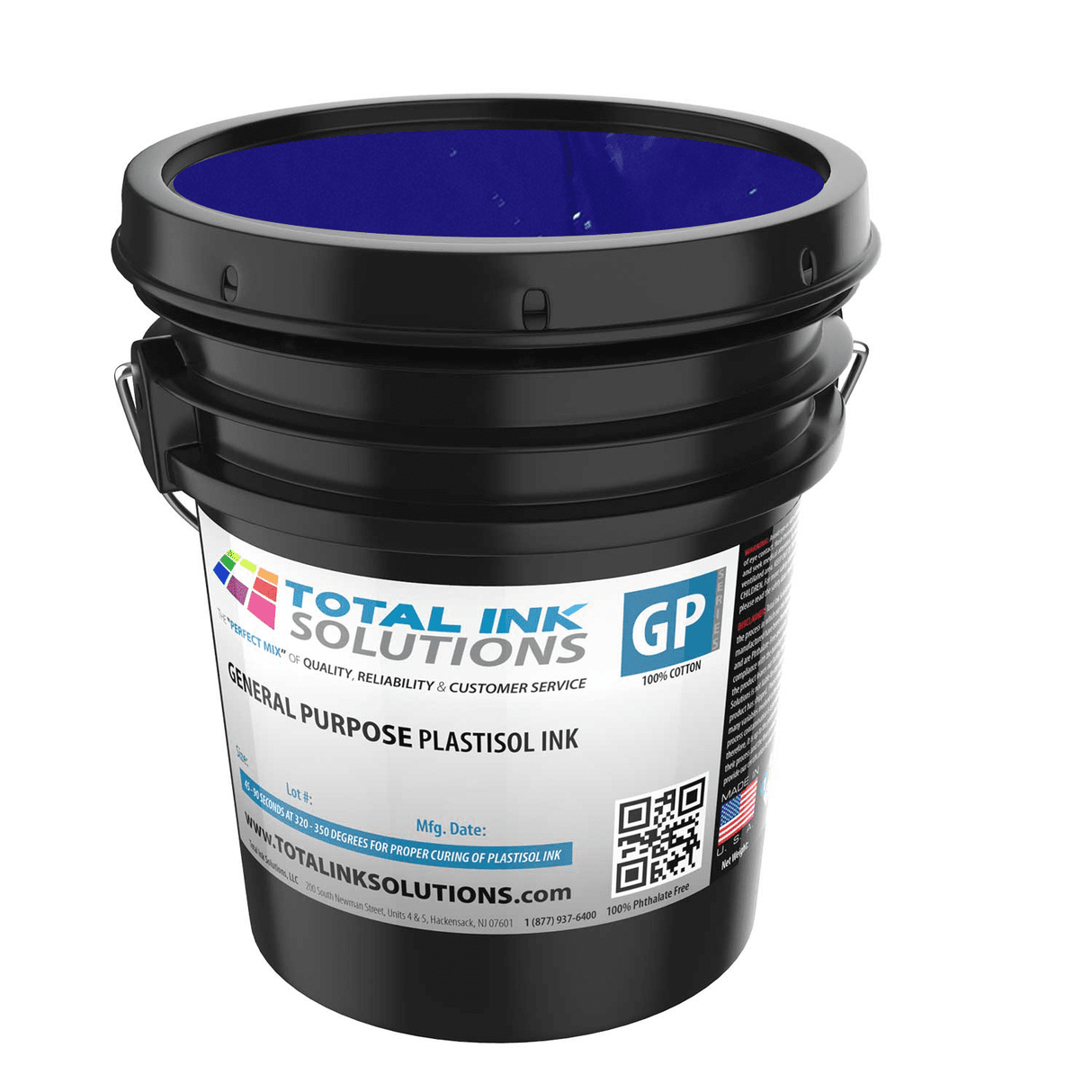 General Purpose Plastisol Ink Colors – 5 Gallon - 100% Cotton