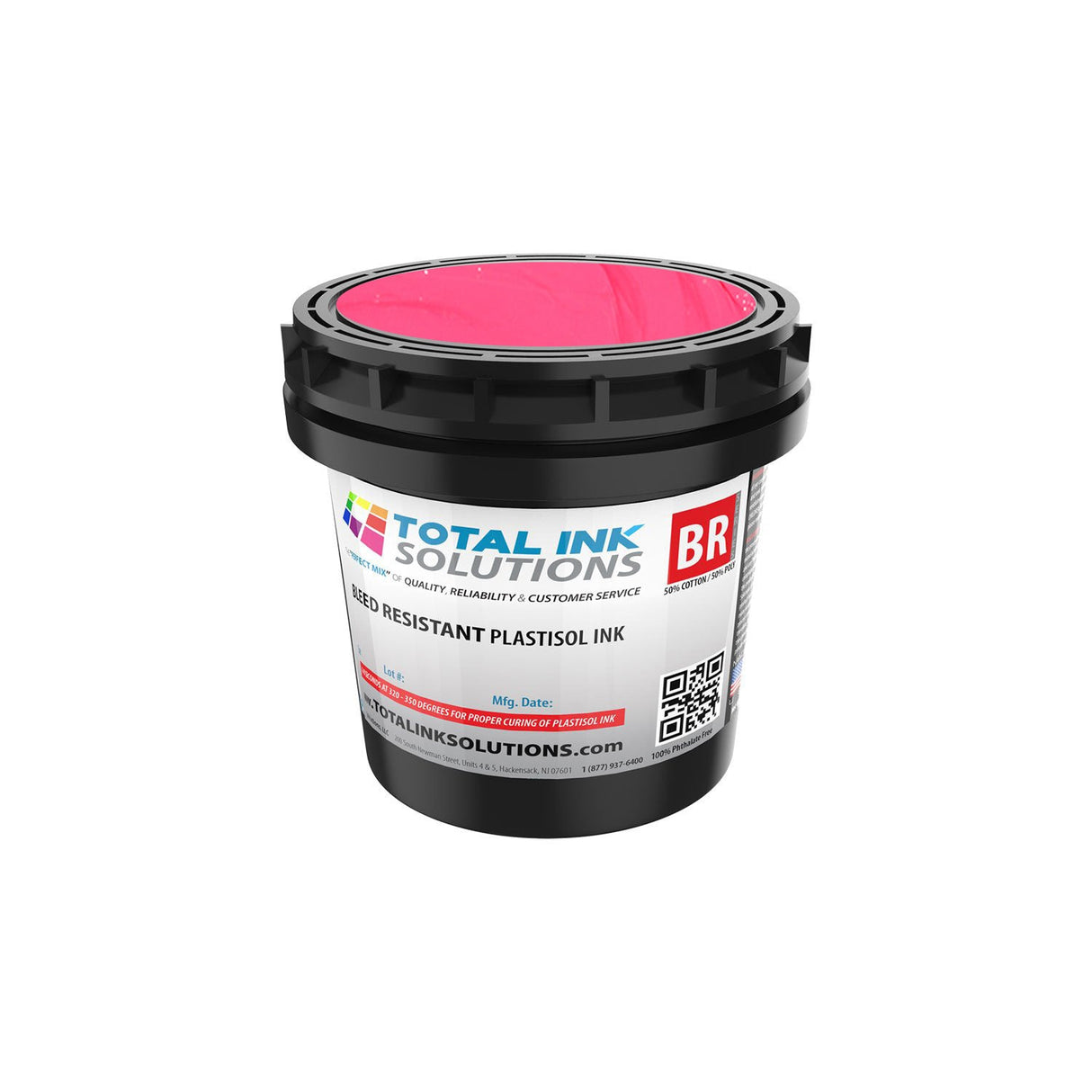 Bleed Resistant Plastisol Ink – Pint – For 50/50 Cotton/Poly Blends