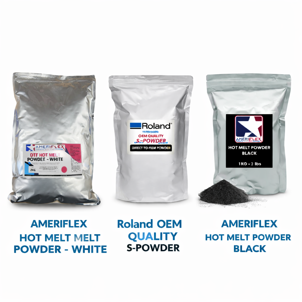 DTF Hot Melt Adhesive Powder – White – Strong Adhesion