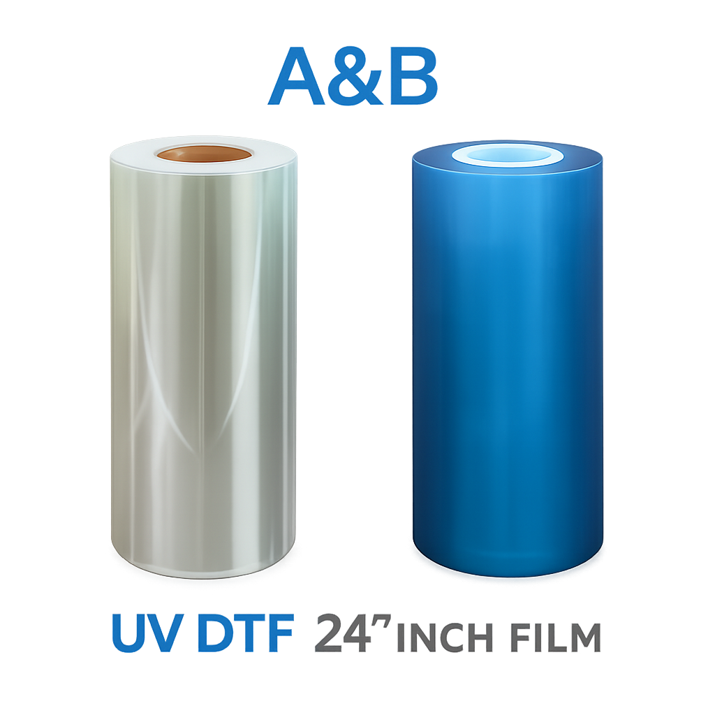 UV DTF Transfer Film – 326 ft Roll – A/B Lamination