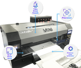 OmniDTF Mini 13" Printer & Shaker w/ 2-I1600 Heads