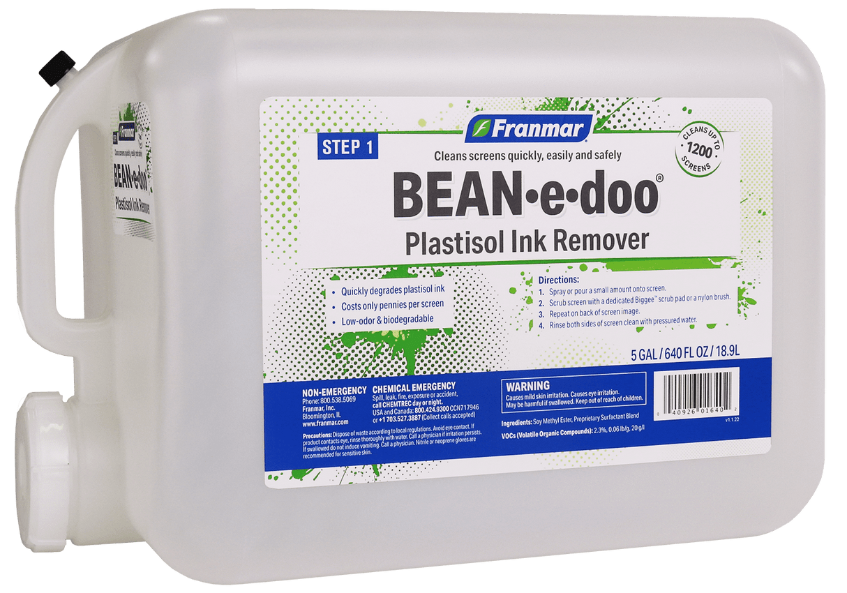 Franmar® Bean-E-Doo Plastisol Ink Remover