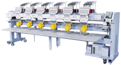 Baruden K-Series Multihead Embroidery Machines Overview 6 Head
