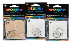 Iron-On-Ink Sublimation Key Chains – Customizable Double-Sided Blanks