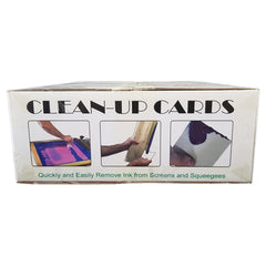 Disposable Coated Clean-Up Cards – 3.5" x 3.5" – Pack of 1,500