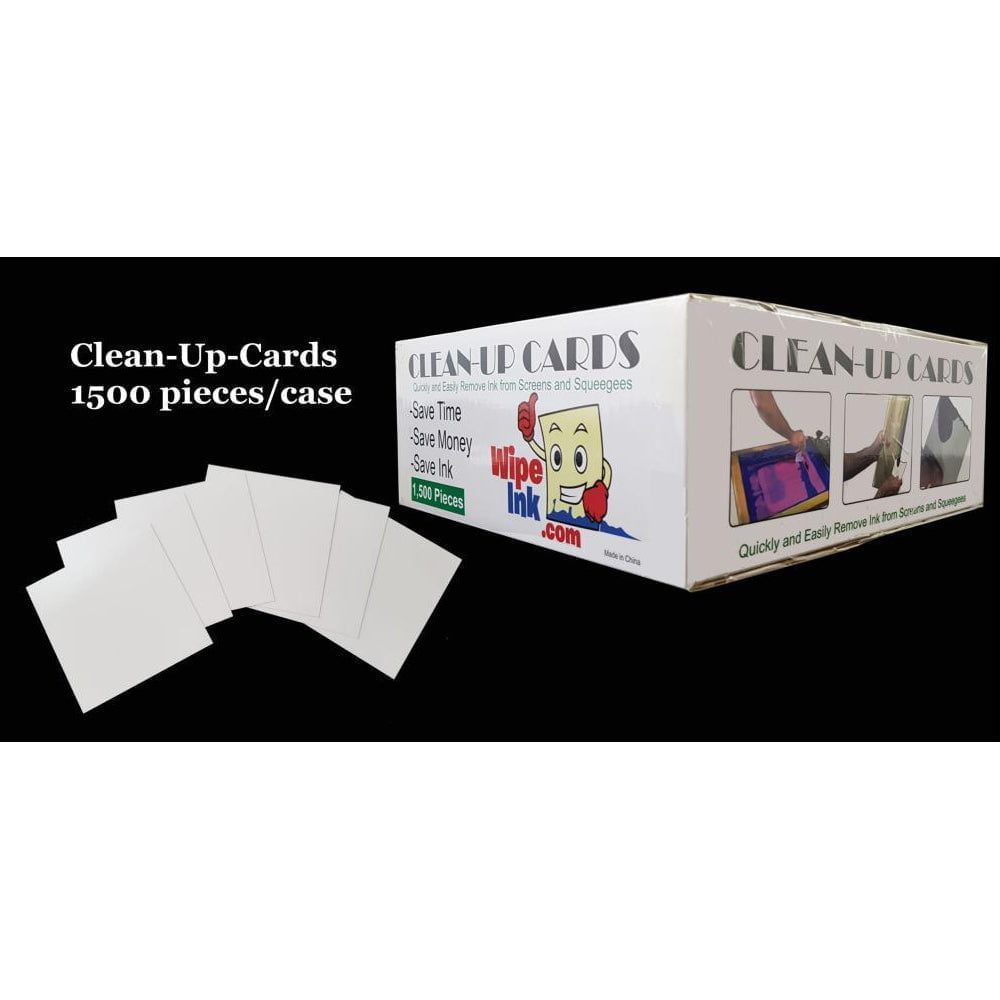 Disposable Coated Clean-Up Cards – 3.5" x 3.5" – Pack of 1,500