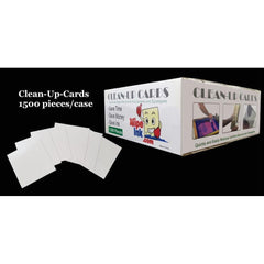 Disposable Coated Clean-Up Cards – 3.5" x 3.5" – Pack of 1,500