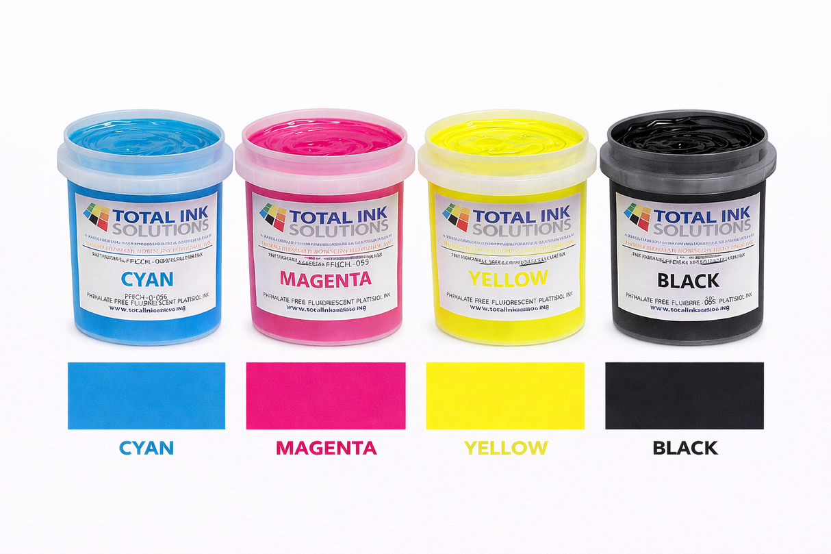Four Color Process - Colors Plastisol Ink – CMYK Series for High-Detail