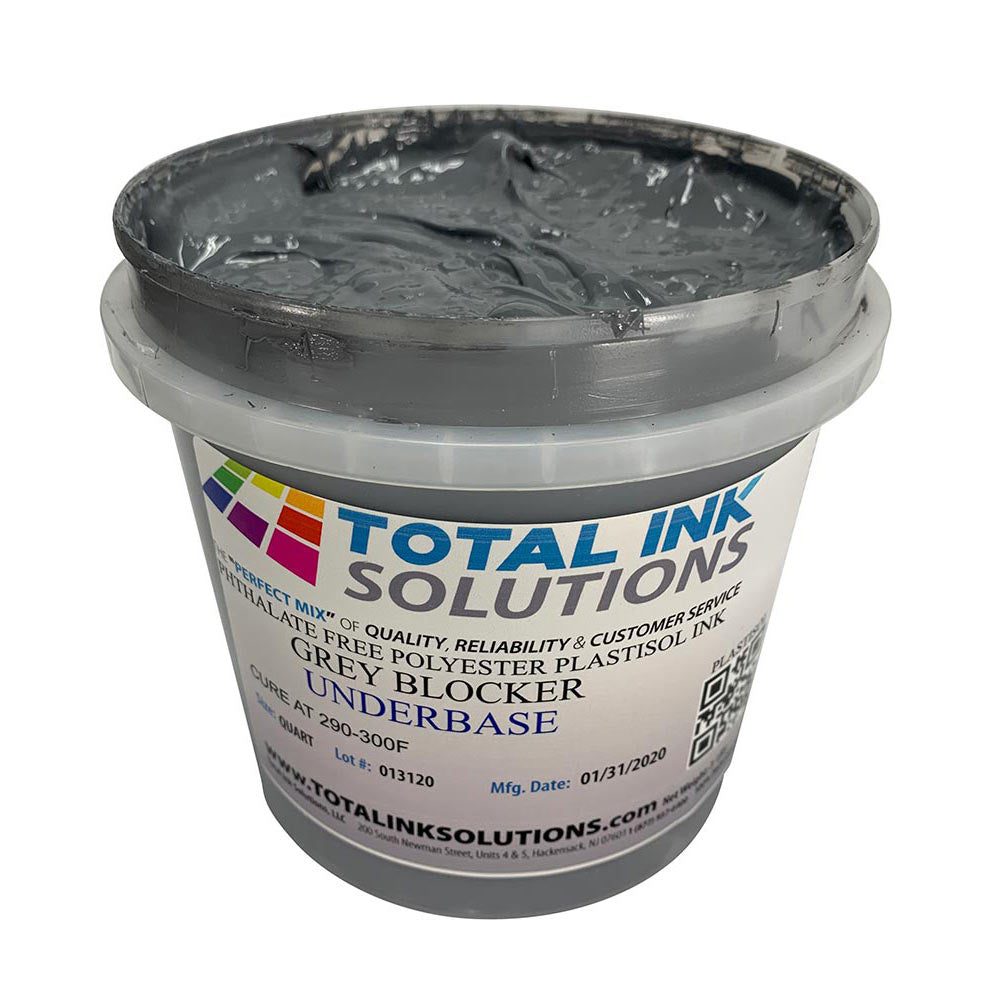 Grey Blocker Underbase –290°F to 310°F Cure – For Cotton, Polyester & Blends