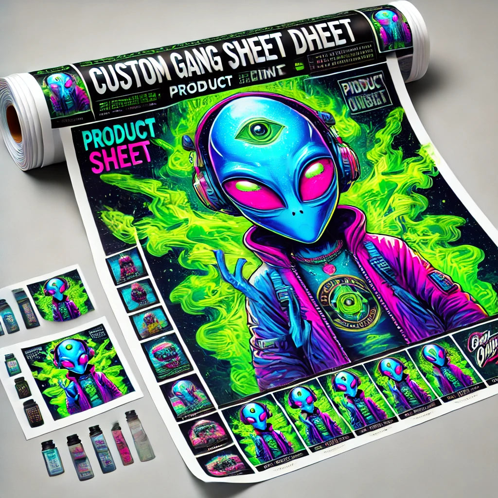 3D UV Sticker Gang Sheet Upload