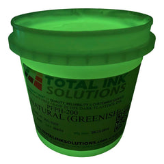 Glow-in-the-Dark Green Plastisol Ink – For Cotton, Polyester & Blends