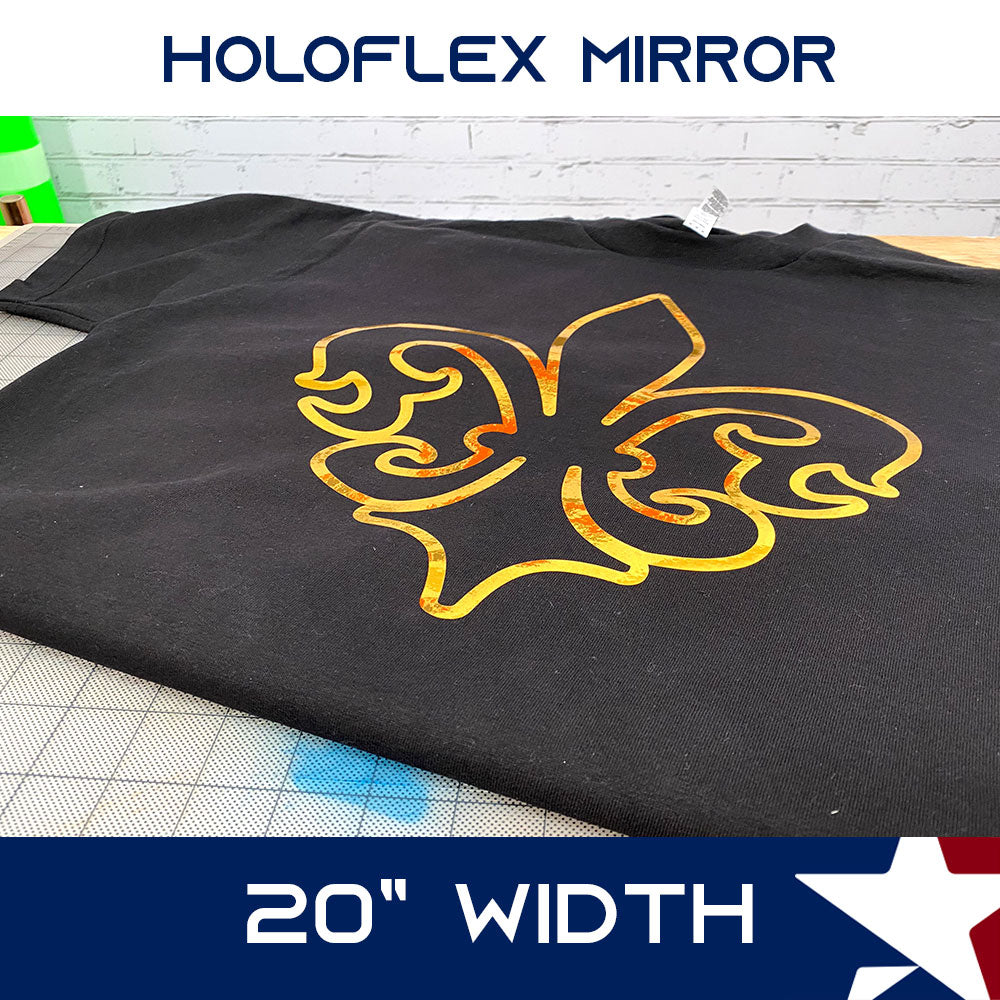 Quickweed™ Mirror Heat Transfer Vinyl – 20" X 1 YD