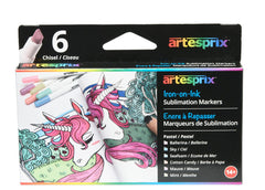 Pastel Sublimation Markers – 6 Count