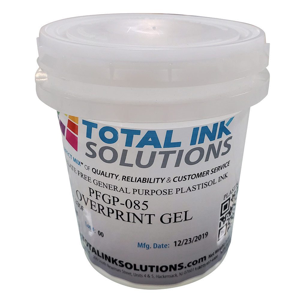 Overprint Clear Gel Plastisol Ink – Gloss Finish for High-Definition Prints on Cotton & Blends