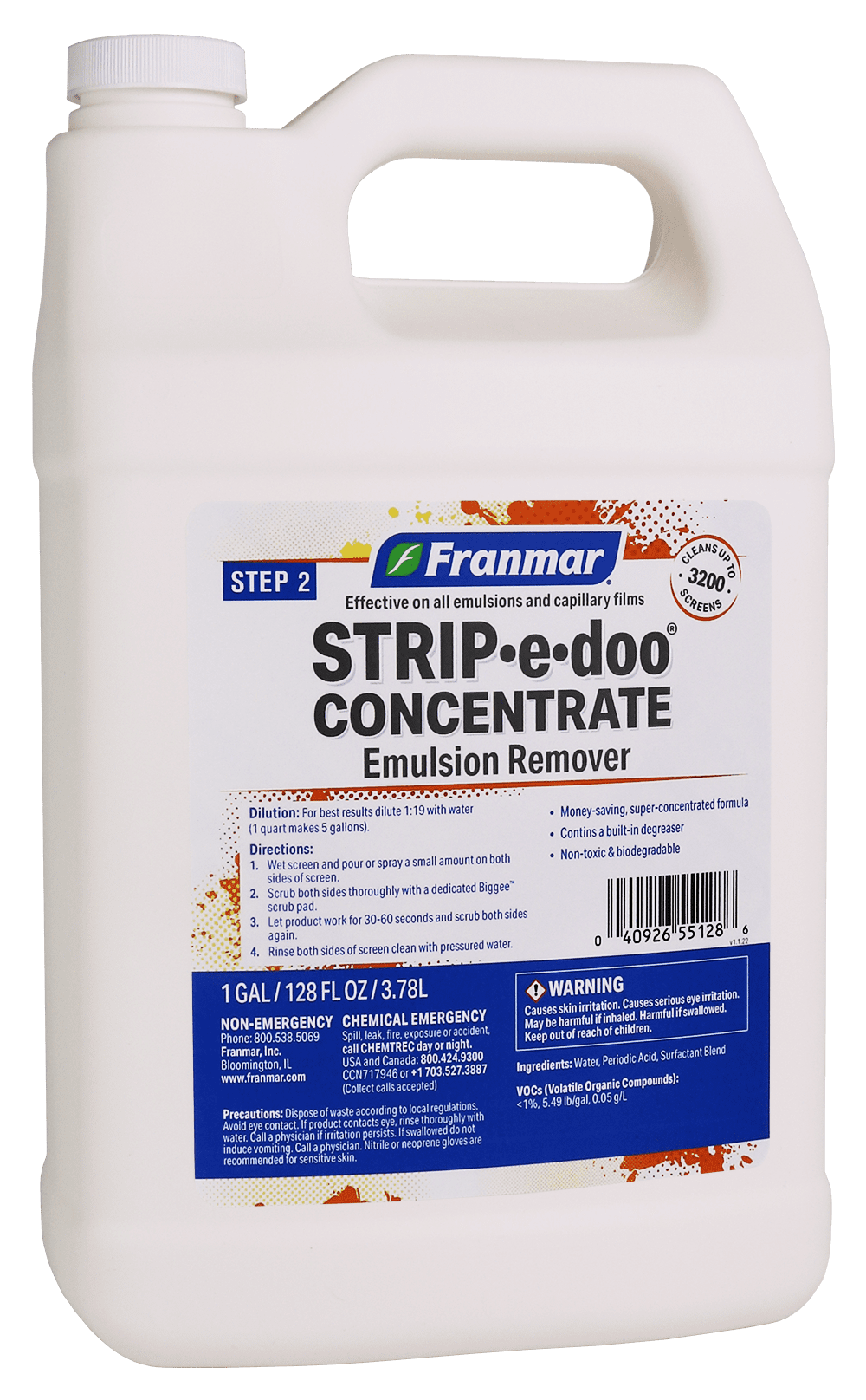 Franmar® Emulsion Remover - Strip-e-doo - Concentrate 1:19