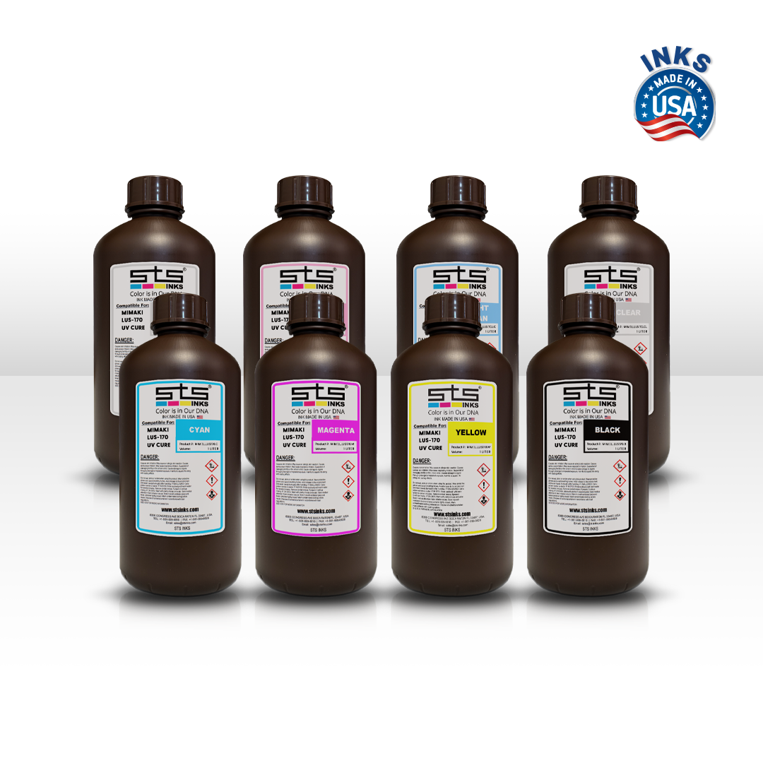 STS Inks Replacement Ink for Mimaki®LUS-170 UV Curable 1 Liter