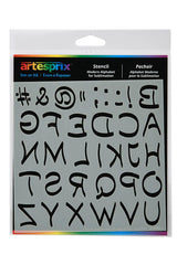 Sublimation Stencil – Modern Alphabet