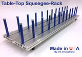 Table Top Squeegee Rack (holds 12 squeegees)