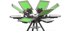 V1000 4 Platen 4 HD Heads Screen Printing Press