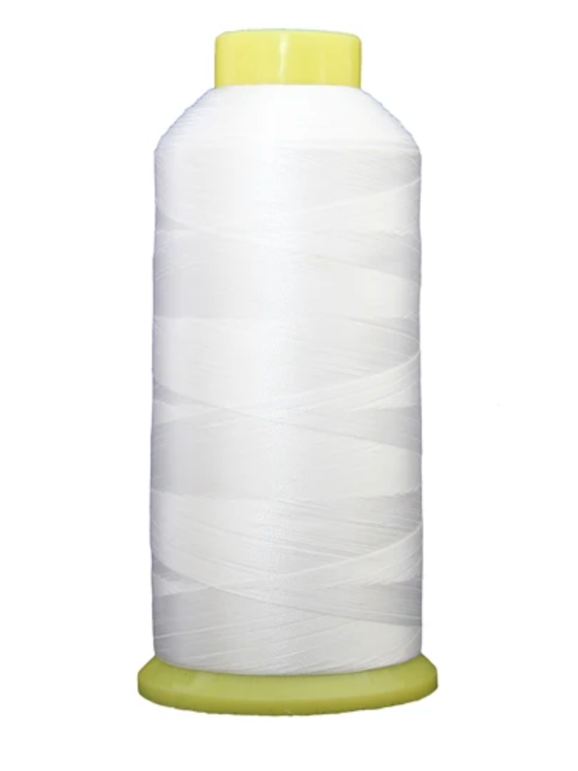 White D-004 Polyneon Embroidery Thread #40 – 5500 Yards