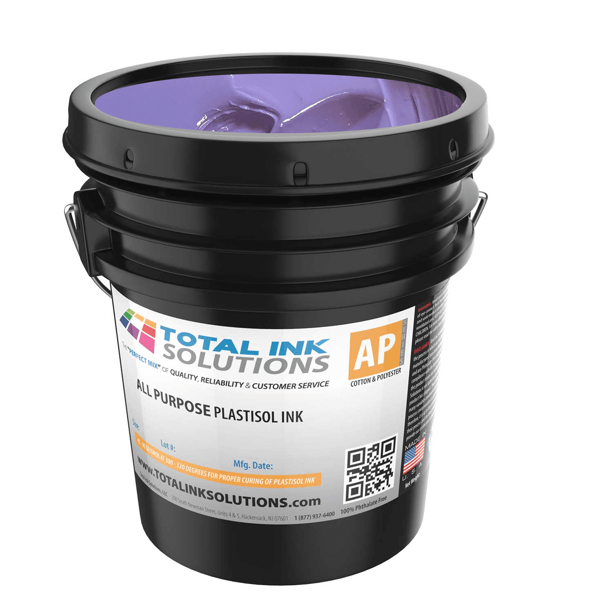 All Purpose Plastisol Ink – Colors – Gallon – For Cotton, Polyester & Blends