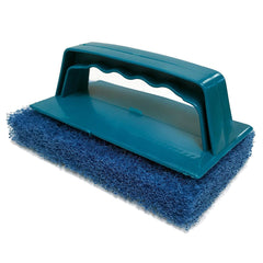 Franmar® Scrub Brush Blue Biggee Pad (Coarse) And Handle