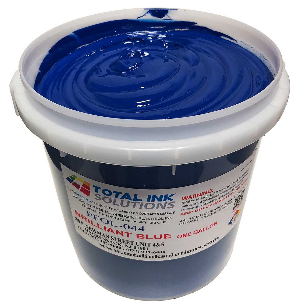 Fluorescent Puff Plastisol Ink – Brilliant Blue Day Glow – High Visibility 3D Effect