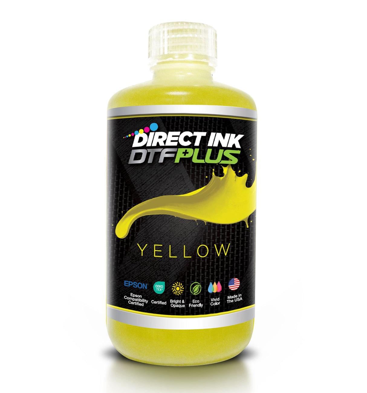 DIRECT INK: DTF PLUS - YELLOW 1 Liter