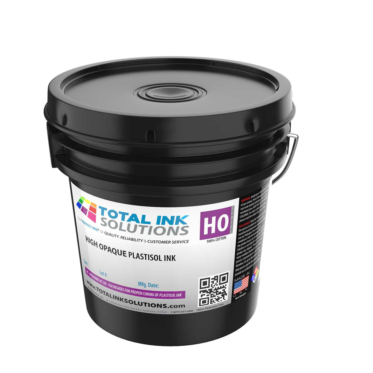 Extreme 270° Low Cure Plastisol Ink Colors – 5 Gallon - 100% Polyester