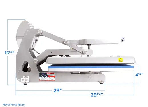 Hotronix® Hover Press – 16" x 20" for Direct-to-Garment (DTG) & (DTG)