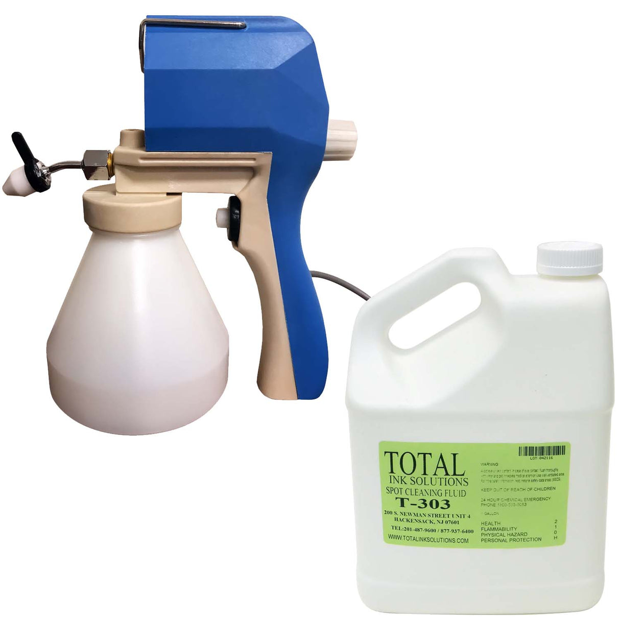 SP750 Spot Cleaning Gun Kit – Professional Fabric Stain Remover