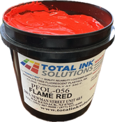 Fluorescent Puff Plastisol Ink – Flame Red Day Glow – 3D Effect