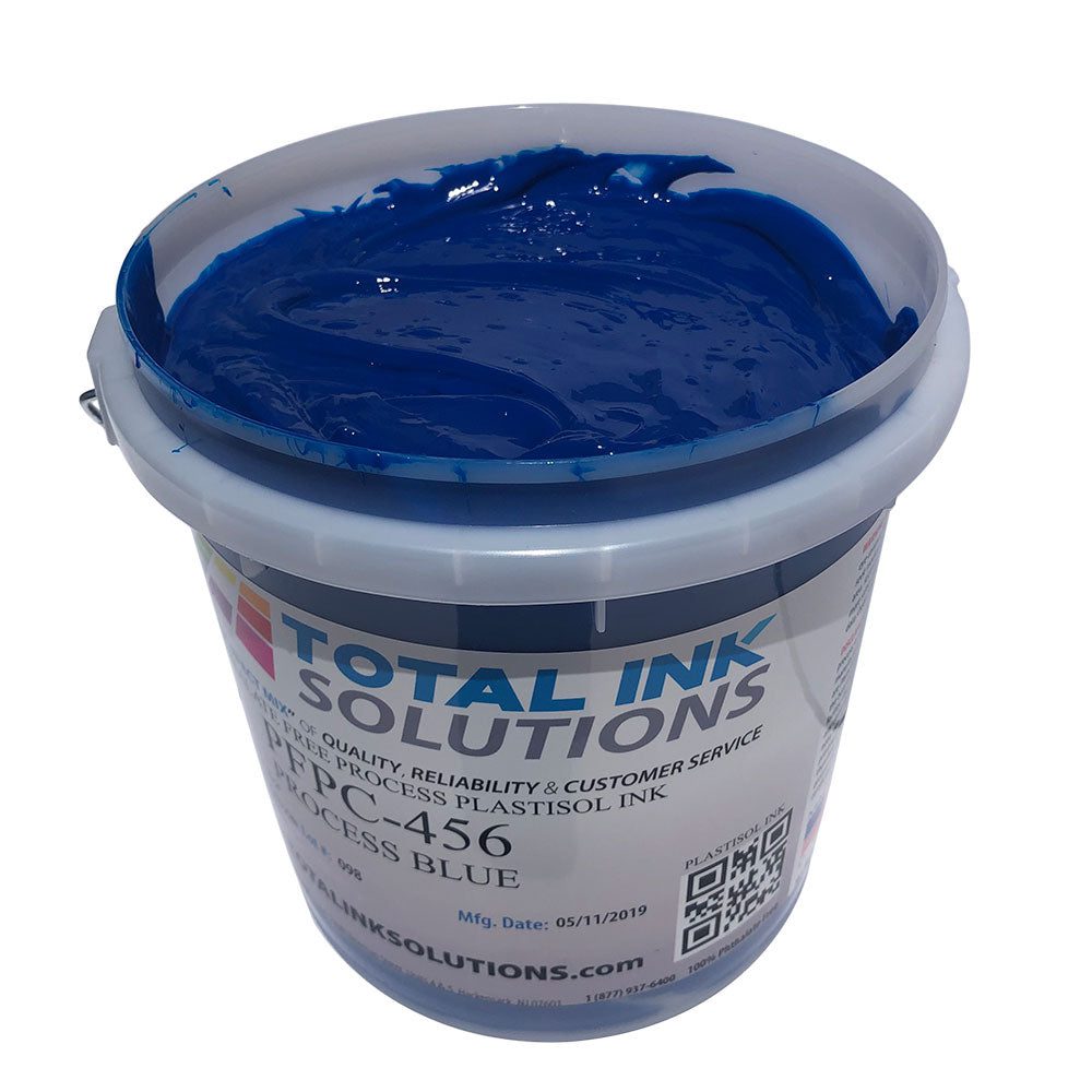 Four Color Process Cyan Plastisol Ink – CMYK Series for High-Detail