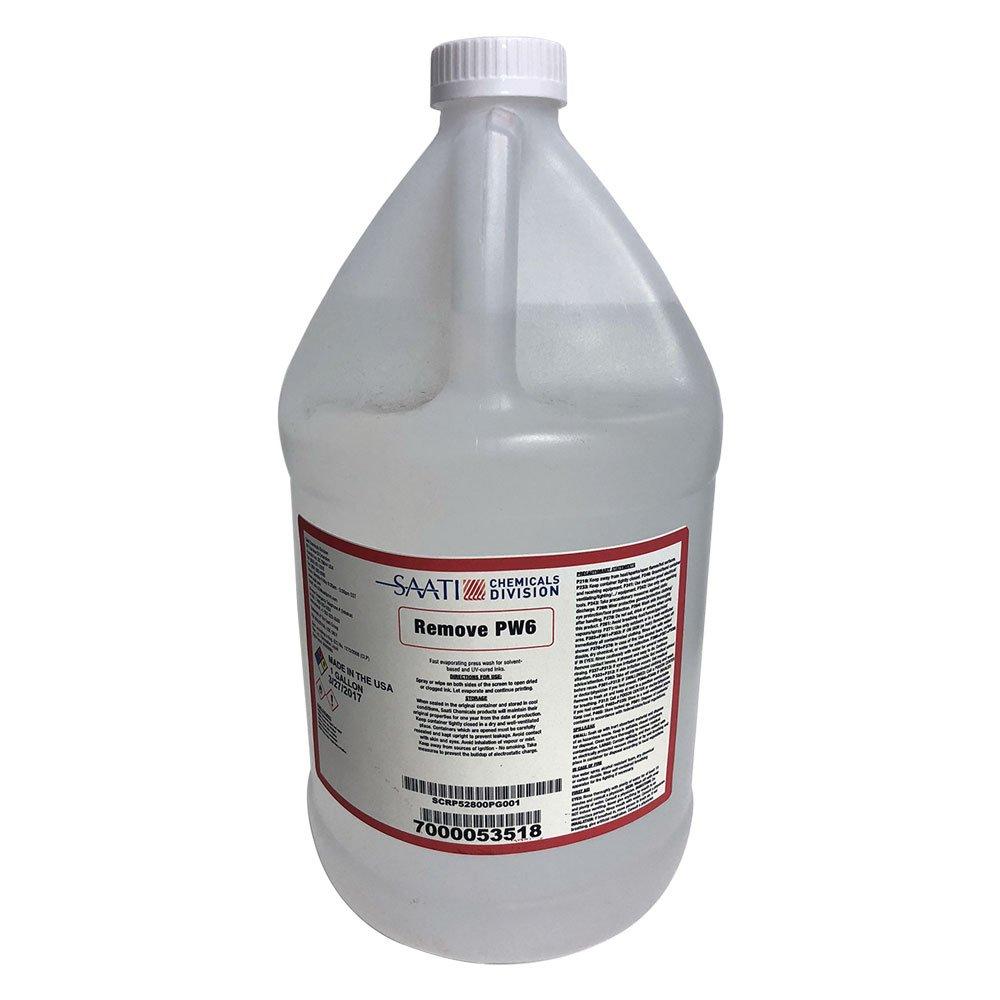 Saati PW6 Remover Press Wash – Fast-Evaporating Screen Printing Cleaner